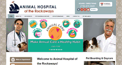 Desktop Screenshot of animalhospitaloftherockaways.com
